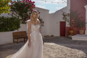 A-line wedding dress Alaine by Modeca