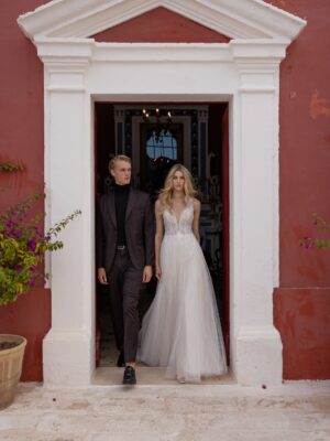 A-line wedding dress Albalena by Modeca