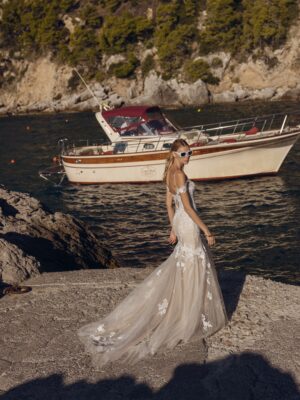 Mermaid wedding dress Blessing by Le Papillon