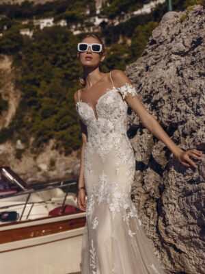 Mermaid wedding dress Blessing by Le Papillon