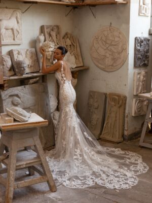 Fit and flare wedding dress Zaylee by Couture