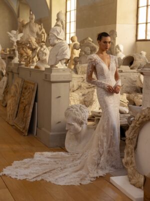 Fit and flare wedding dress Ziva by Modeca