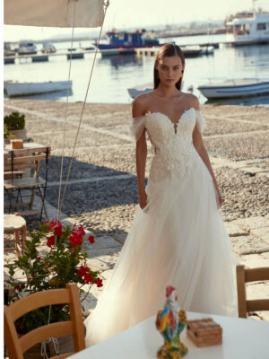 A-line wedding dress Elmyra by Modeca
