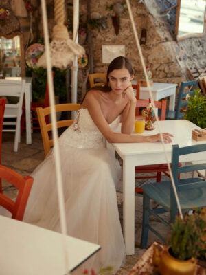 A-line wedding dress Elmyra by Modeca