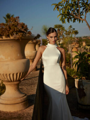Fit and flare gown Emilia by Modeca