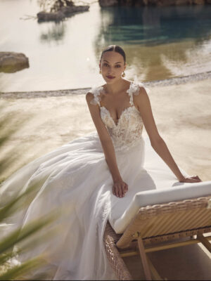 A-line wedding dress Grazia by Modeca