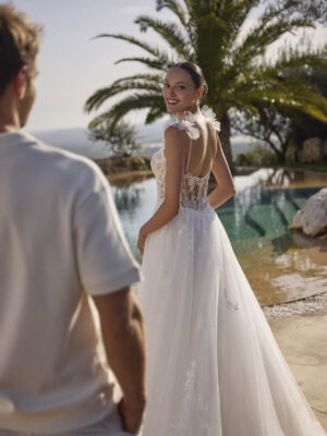 A-line wedding dress Grazia by Modeca