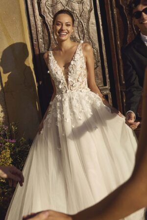 A-line wedding dress Galina by Modeca