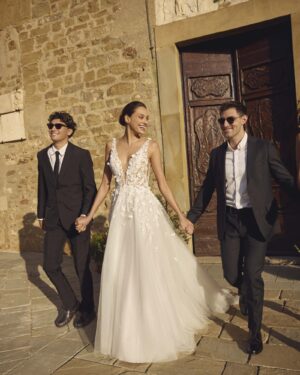 A-line wedding dress Galina by Modeca