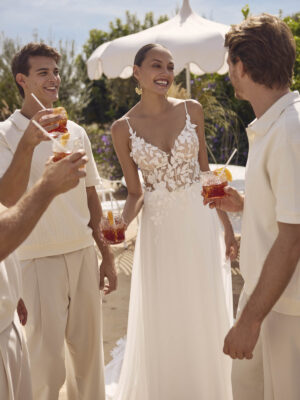 A-line wedding dress Gill by Modeca