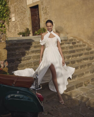 A-line wedding dress Geneva by Modeca