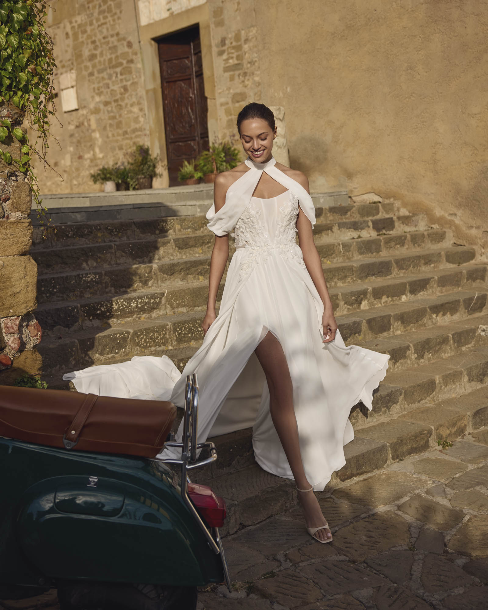 A-line wedding dress Geneva by Modeca