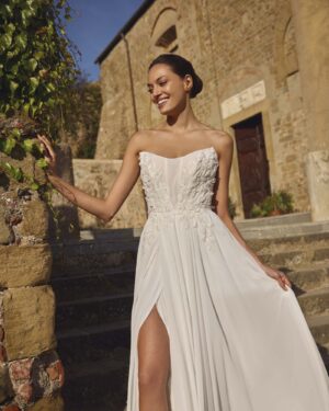 A-line wedding dress Geneva by Modeca