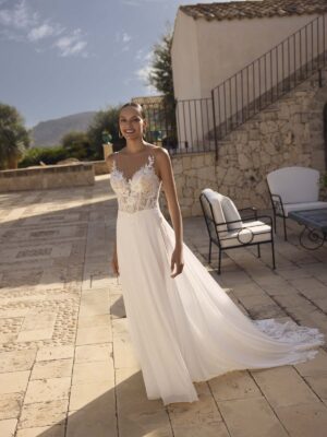 A-line wedding dress Ginette by Modeca