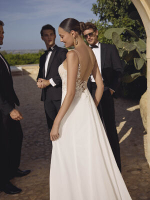 A-line wedding dress Ginette by Modeca