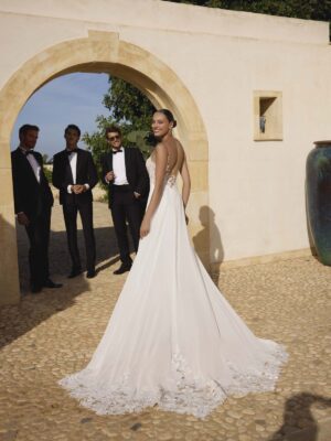 A-line wedding dress Ginette by Modeca