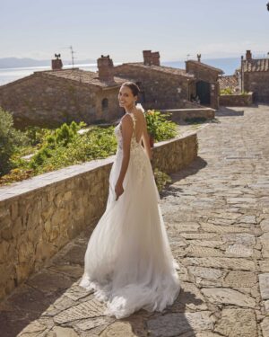 A-line wedding dress Gray by Modeca