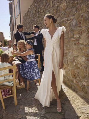 A-line wedding dress Golden by Modeca