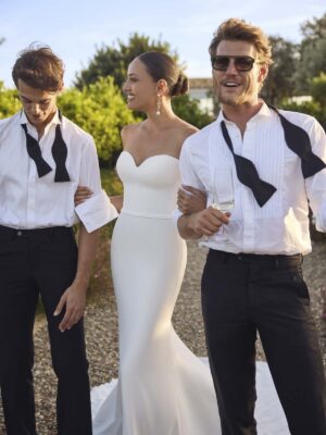 Fit and flare wedding dress Ginni by Modeca