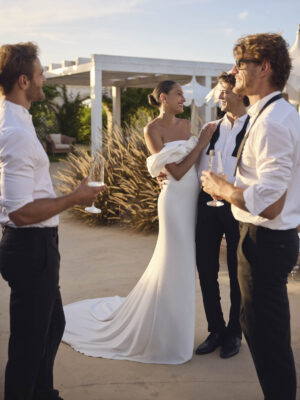 Fit and flare wedding dress Ginni by Modeca