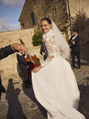 A-line wedding dress Gaia by Modeca