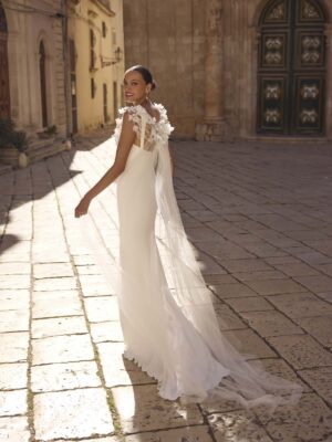 Fit and flare wedding dress Gaura by Modeca