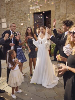 A-line wedding dress Genny by Modeca
