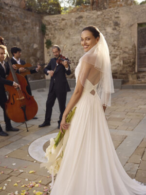 A-line wedding dress Genny by Modeca