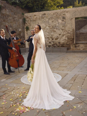 A-line wedding dress Genny by Modeca