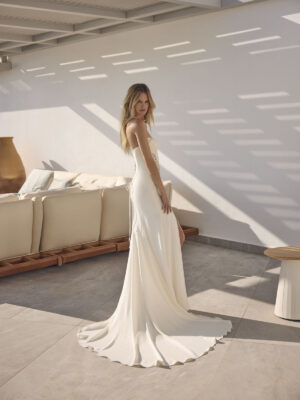 Fit and flare wedding dress Irmak by Lux Modeca