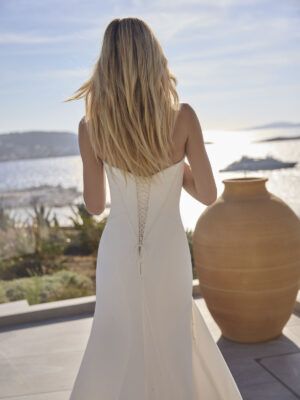 Fit and flare wedding dress Irmak by Lux Modeca