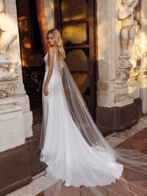 Fit and flare wedding dress Ritchie by Modeca