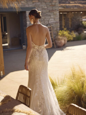 Fit and flare wedding dress Halette by Le Papillon