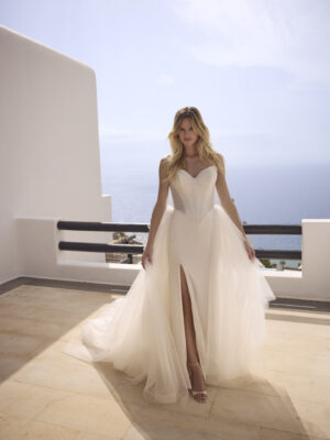 Fit and Flare wedding dress Indira by Lux Modeca