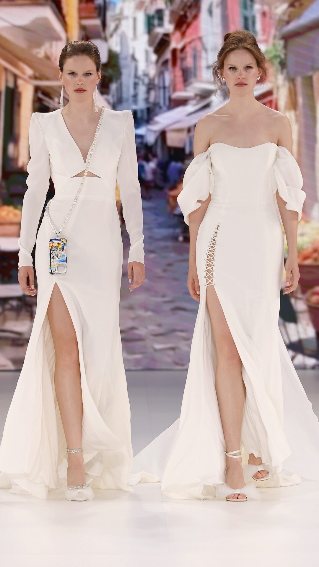 Modeca wedding dress on the Barcelona Bridal Fashion Week runway