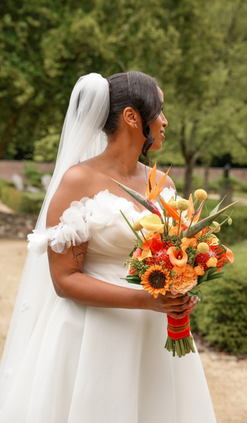 Modeca bride Yusra in her Modeca wedding dress