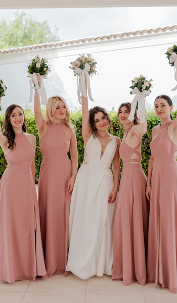 Modeca bride Maria in her wedding dress Dottie by Modeca