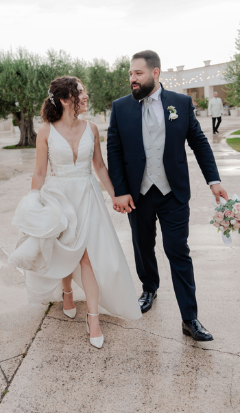 Modeca bride Maria in her wedding dress Dottie by Modeca