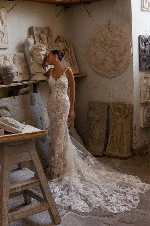 Fit and flare wedding dress Zaylee by Couture