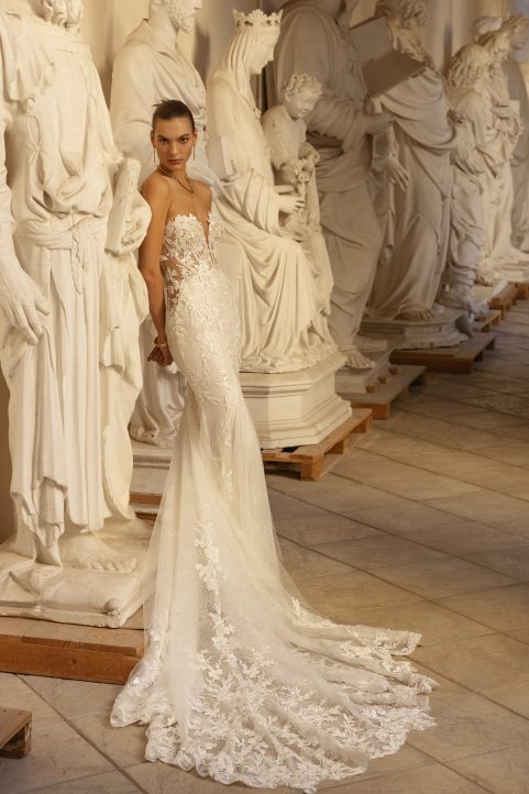 Fit and flare wedding dress Zemira by Couture