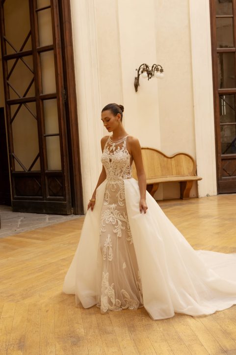 Fit and flare wedding dress Zino by Couture