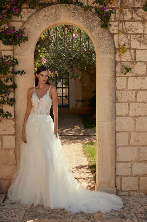 A-line wedding dress Elias by Modeca