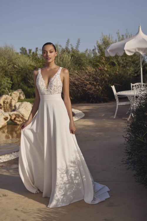 A-line wedding dress Glenda by Modeca