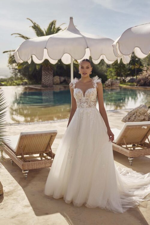 A-line wedding dress Grazia by Modeca