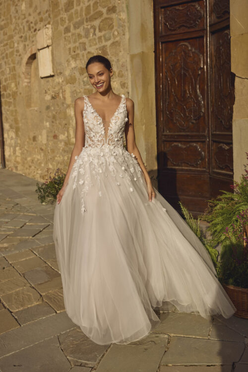 A-line wedding dress Galina by Modeca