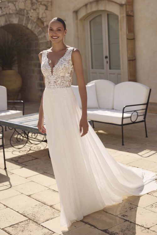 A-line wedding dress Granada by Modeca