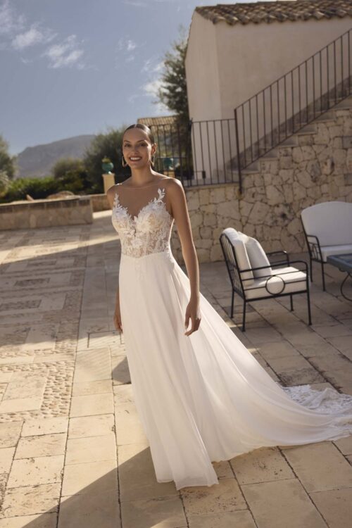 A-line wedding dress Ginette by Modeca