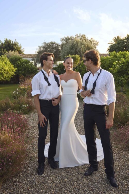 Fit and flare wedding dress Ginni by Modeca