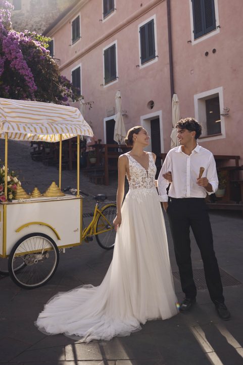 A-line wedding dress Gabby by Modeca