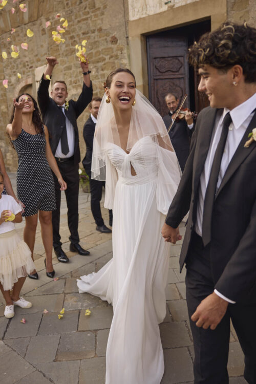 A-line wedding dress Genny by Modeca